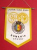Fanion Auto - ACR BRASOV-AUTOMOBIL CLUBUL ROMAN (RSR)-bara de sustinere este rupta pe la jumatate