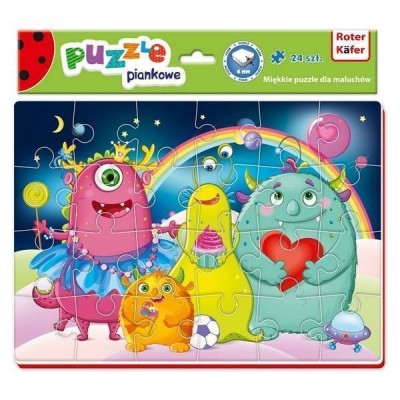 Puzzle Funny Monsters 24 piese Roter Kafer RK1201-03 foto