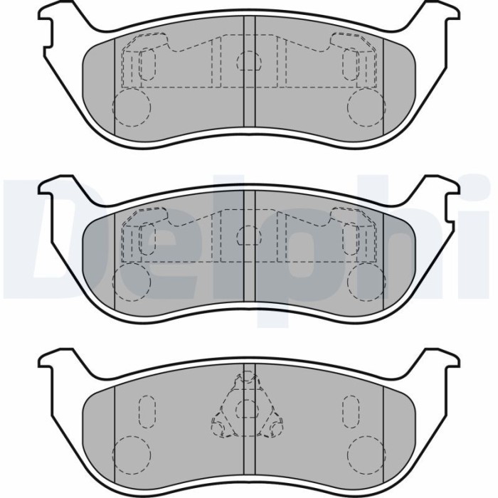 DELPHI LP1859 set placute frana,frana disc