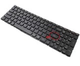Tastatura Lenovo IdeaPad 500 15ISK iluminata layout US fara rama enter mic, IdeaPad Z51 70 iluminata layout US