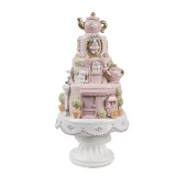 Cumpara ieftin Decoratiune Paste polirasina multicolora &Oslash; 13x27 cm