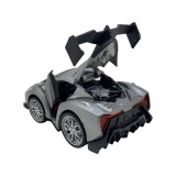 Macheta metal Lamborghini mini gri cu lumini si sunete