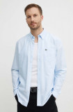 Lacoste cămașă din bumbac bărbați, cu guler button-down, regular