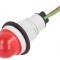 Lampă LED Control Roșie 24V &Oslash;13mm Plastic