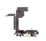 Flex Incarcare iPhone 15 Pro, Alb Titanium, Mufa Dock Conector, Banda Flex