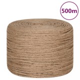 vidaXL Fr&acirc;nghie din iută 100% 8 mm 500 m