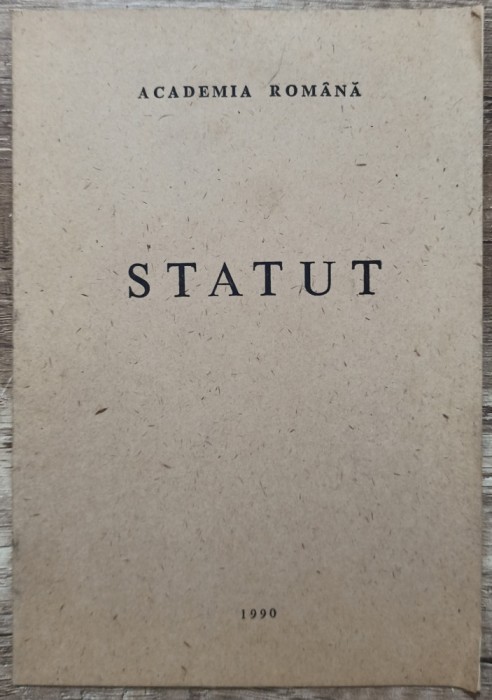 Statutul Academiei Romane 1990