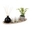 Set suport lumanari si sticla pentru ulei parfumat, ATU-087001