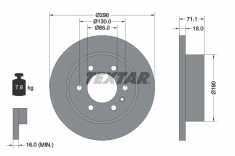 TEXTAR 92301103 PRO Disc frana foto