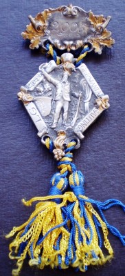 I.970 INSIGNA TIR VANATOARE GERMANIA GAUTING LG 2006 foto