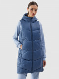 Vestă din puf cu umplutură sintetică pentru femei - bleumarin, 4F Sportswear