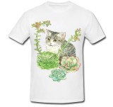 Cumpara ieftin Tricou &quot; Pisica si flori &quot;