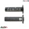 Set mansoane cross - enduro Domino - culoare: negru/gri(lungime: 120 mm)