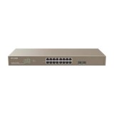 Switch 16 porturi PoE Gigabit, 2 porturi SFP Gigabit, Cloud Management - IP-COM G3318P-16-250W