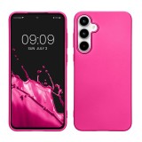 Husa Kwmobile pentru Samsung Galaxy A55, Roz, Silicon, KWM000021MI007C, Carcasa