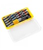 Set 15 Bituri Surubelnita REBEL RB-1112, Colorati, PH, HP, SL, Torx + Extensie Magnetica 60mm