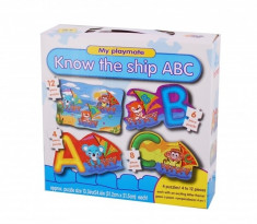 Puzzle 4in1 Model ABC - jucarie creativ educativa foto