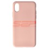 Husa Silicon iPhone X Pink Sand - High Copy Premium - Protectie Telefon