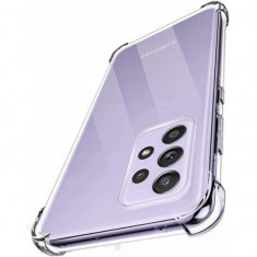 Husa compatibila Samsung Galaxy A32 4G / LTE - silicon TPU, colturi AntiDrop, Transparenta