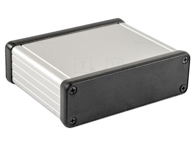 Carcasă aluminiu gri 80x103x31mm foto