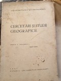 Cercetari si Studii Geografice - Seria II Vol. I 1937-1938