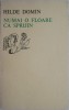 Numai o floare ca sprijin - Hilde Domin - Roman Beletristica