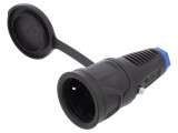 Conector alimentare AC mamă 16A 250VAC IP20 - SEZ DK