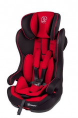 Scaun Auto Isofix Iso Red BabyGo grupa 9-36 kg foto