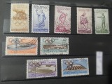 Serie completă Italia 1960 &ndash; Jocurile Olimpice Roma, 9 timbre ștampilate -A40
