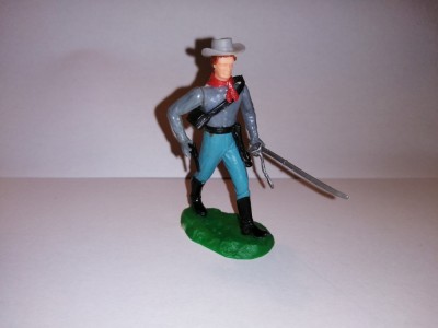 bnk jc Elastolin Swoppet - soldat confederat USA foto