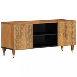 VidaXL Comodă TV, 105x33x46 cm, lemn masiv de mango