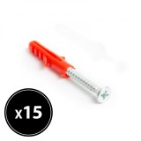 HANDY - Diblu + şurub - 8 x 40 mm - 15 buc. / pachet Best CarHome