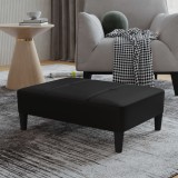 Cumpara ieftin Taburet, negru, 78x56x32 cm, piele ecologică