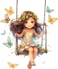 Sticker decorativ, Mica Printesa, Multicolor, 69 cm, 1268STK-2