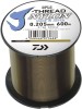 Fir Monofilament Daiwa J-Threads, Khaki Gold, 10.10kg, 0.37mm, 600m
