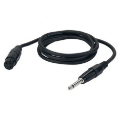 Cablu audio Jack 6.3 mono la XLR mama DAP Audio FL-02150-1.5m foto