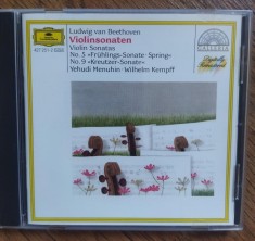 CD Beethoven ? No.5 Fruhlings-Sonate / No. 9 Kreutzer-Sonate (Kempff ? Menuhin) foto