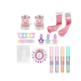 Cumpara ieftin Set de machiaj si accesorii unghii, Hello Winter pentru copii + manusi, ciorapi tematici, Oem