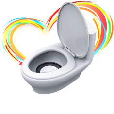Mini Funny Flush Toilet closetool Speakers - foto