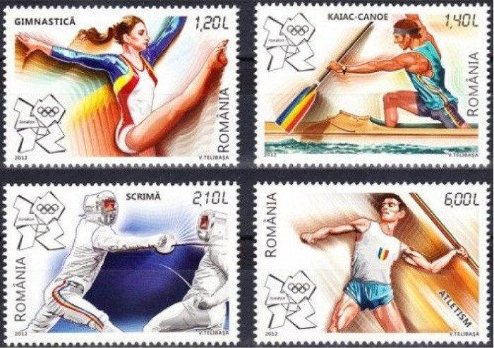 Sport, gimnastica, atletism, JO de vară, Londra, 2012, LP 1948, MNH