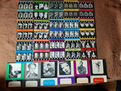 21 cărțulii cinematografie, film (Colecția &amp;bdquo;Biblioteca cinefilului&amp;rdquo;) - Marlene Dietrich, Bardem, Eisenstein, Jean Renoir, V de Sica, Jean Gabin etc. foto