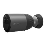 Camera IP Wireless EZVIZ de exterior cu baterie 10.400 mAh, rezolutie 2K+, Audio bidirectional, stocare eMMC 32GB, senzor PIR integrat CS-BC1C-2k+Micr