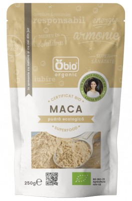 Maca pudra ecologica 250g OBIO foto