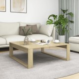 VidaXL Măsuță de cafea, stejar sonoma, 100x100x35 cm, lemn prelucrat