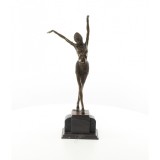 Dansatoare egipteana- statueta Art Deco din bronz DC-22