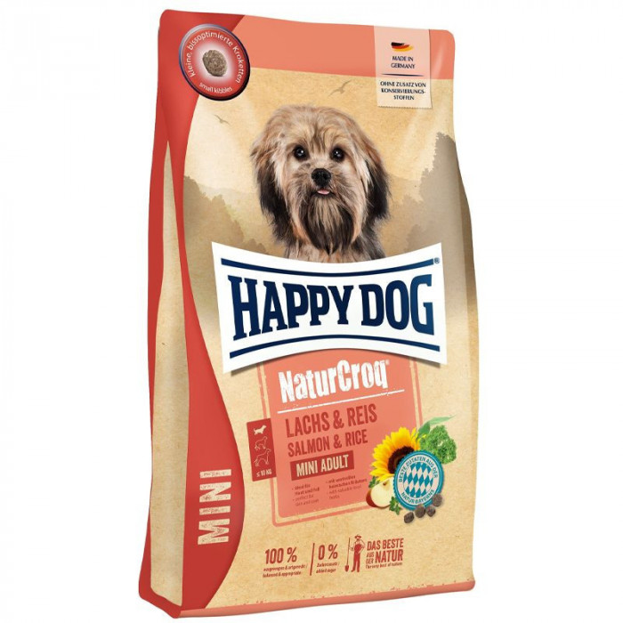 Happy Dog NaturCroq Mini Lachs &amp;amp; Reis 4 kg