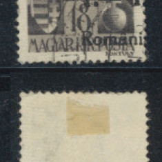 1944 ROMANIA Ardealul de Nord Odorhei eroare deplasare 1P/18f stampilata