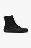 Vivobarefoot cizme de piele GOBI BOOT femei, culoarea negru, cu toc plat, 203431