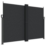 Cumpara ieftin Copertina laterala retractabila, negru, 180x1200 cm