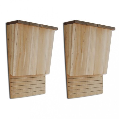 Căsuțe pentru lilieci 22 x 12 x 34 cm (2 buc) foto